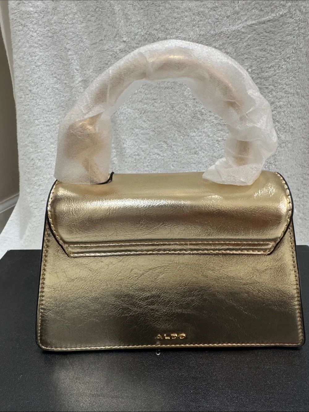 ALDO Metallic Gold Clutch